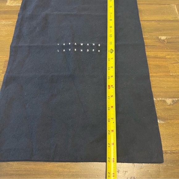 Vera Wang Lavender Dust Bag Drawstring Sleeve Protective Travel Case Cover - Picture 3 of 5